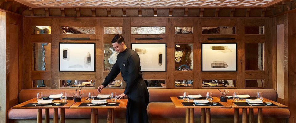 L'exceptionnel restaurant Nama de l'hôtel qui, au déjeuner et au dîner, 