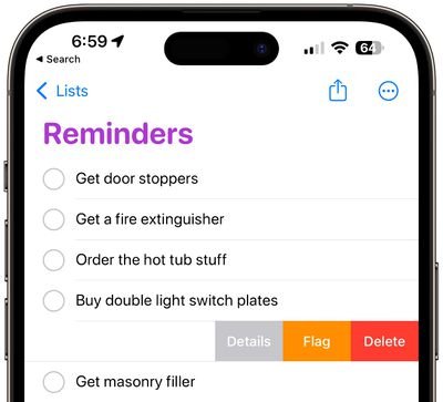 gérer les rappels ios