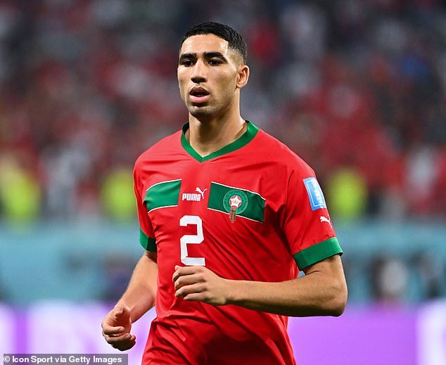 Achraf Hakimi pourrait également jouer le rôle du retour du PSG en Ligue 1 mercredi soir