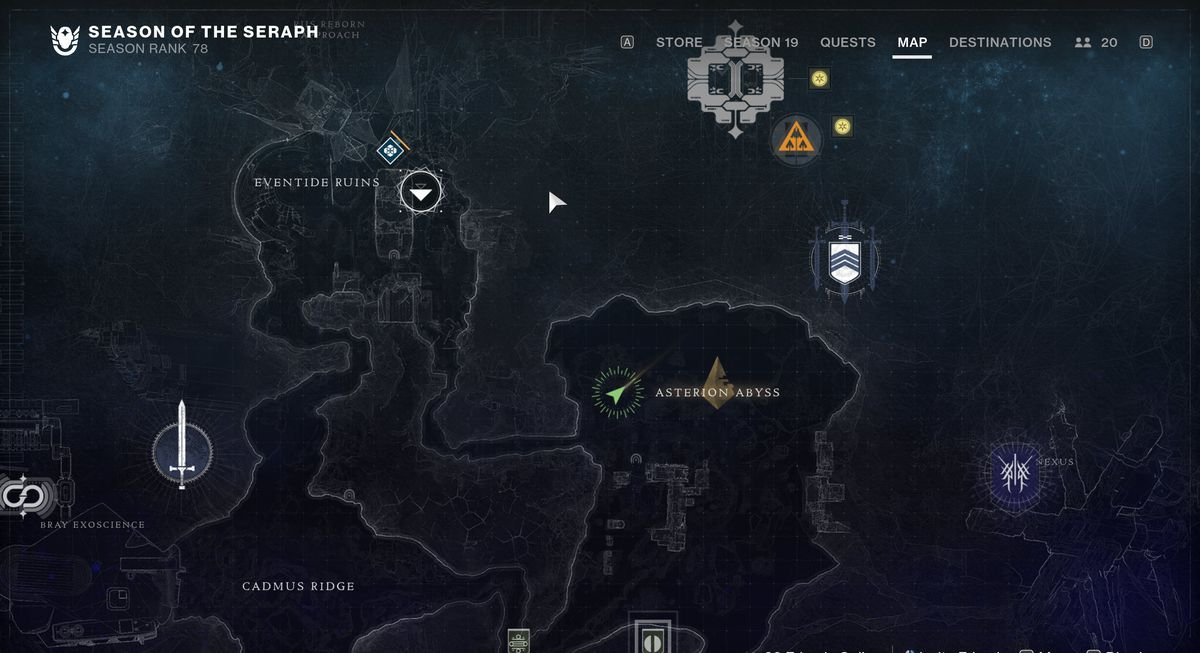 An image showing the map location of Security Drone number 2.