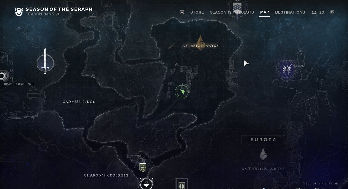An image showing the map location of Security Drone number 3.