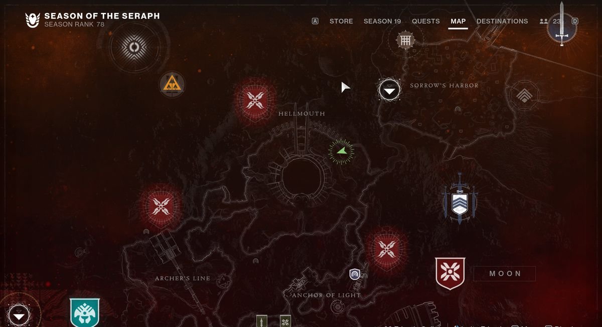 An image showing the map location of Security Drone number 20.