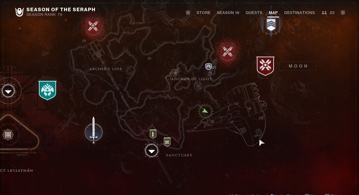 An image showing the map location of Security Drone number 26.