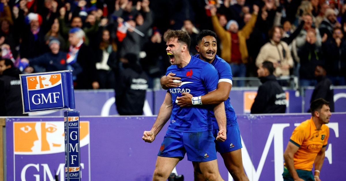 Le Français Penaud élu joueur de la série Autumn Nations