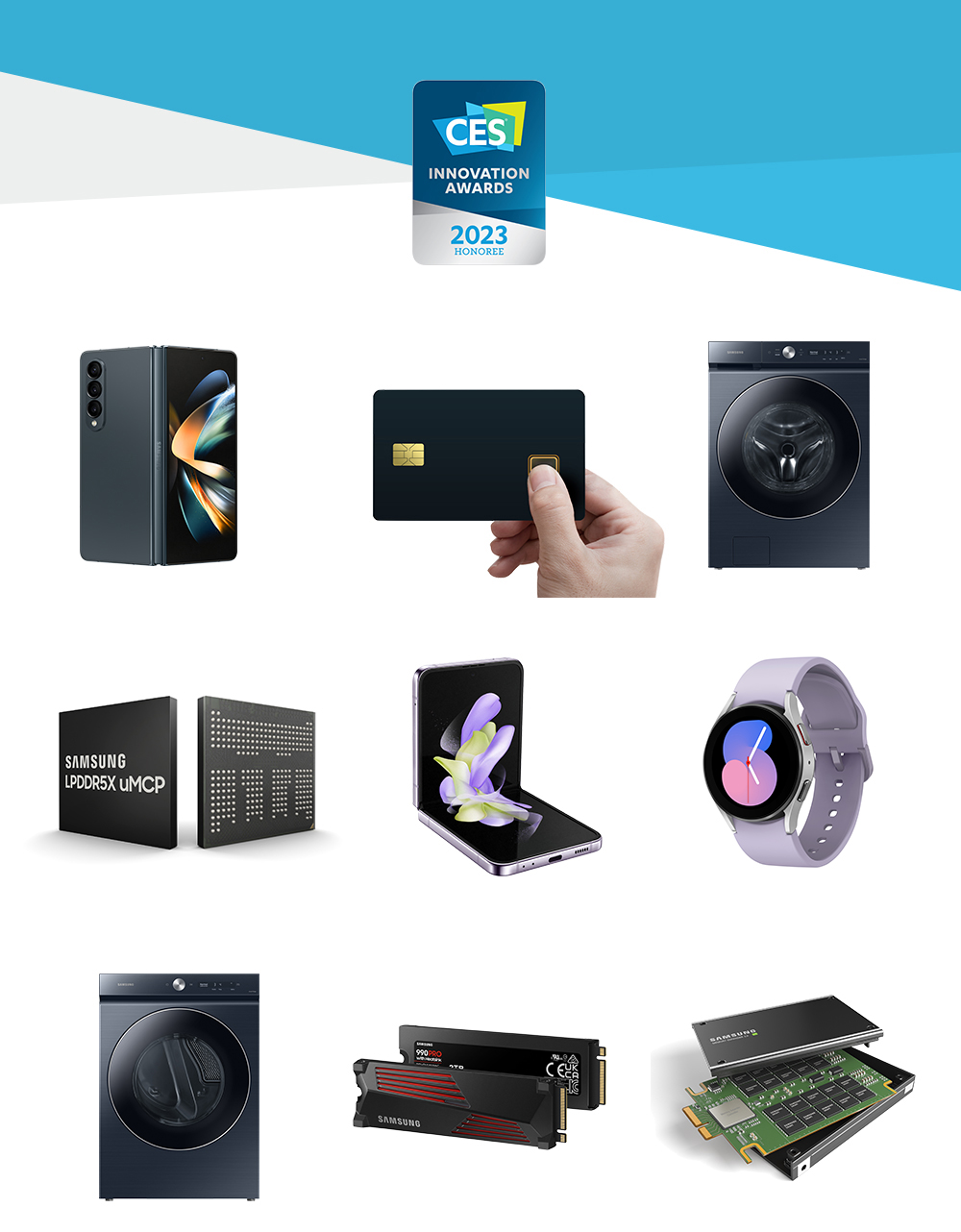 Samsung remporte 46 prix de linnovation CES 2023 de la