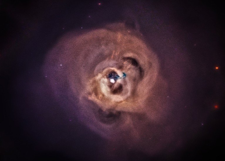 Vue de Chandra sur l'amas de Persée