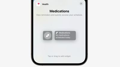 Widget iOS 16 2 Médicaments
