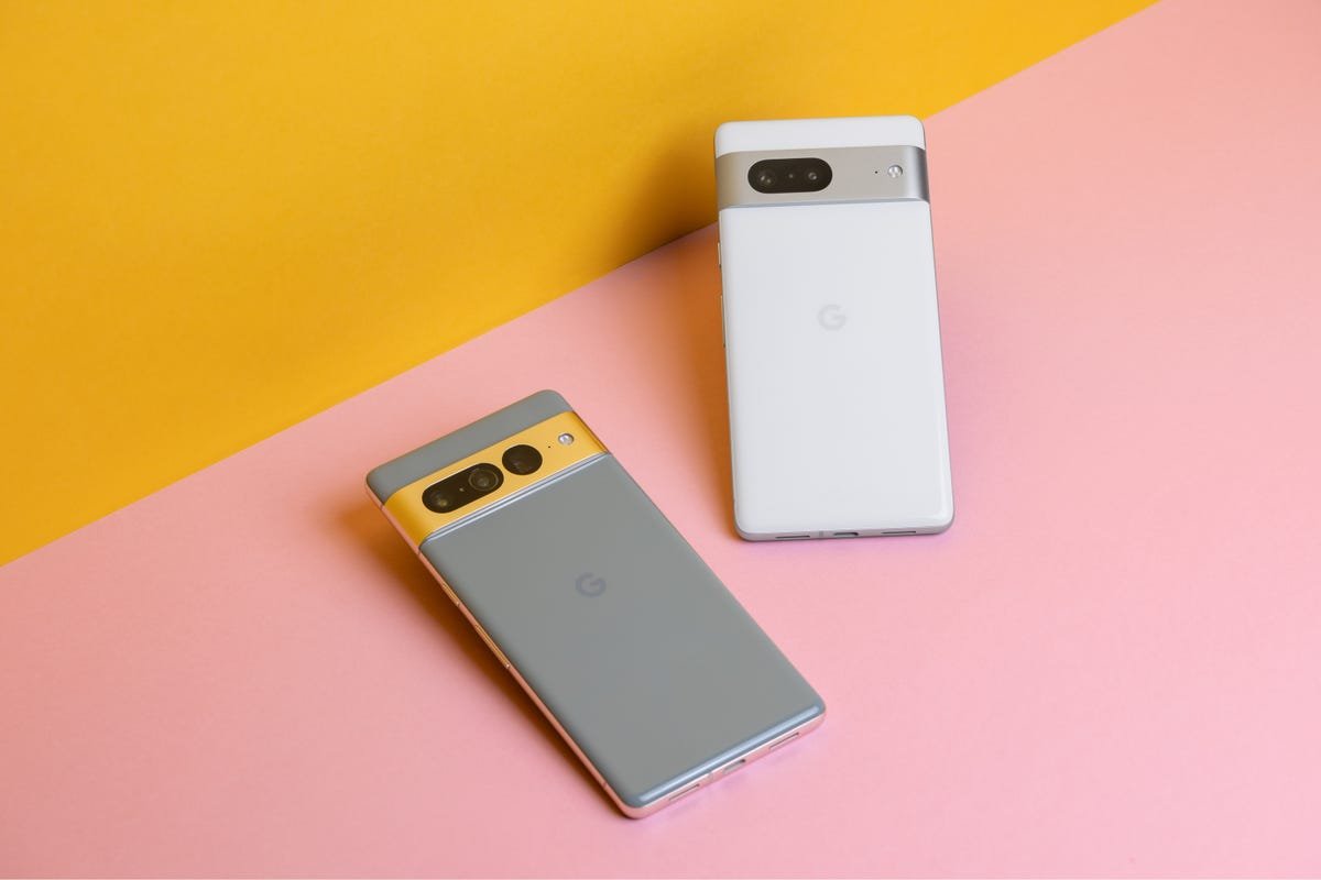 8 Most Impressive Phones Rumored for 2023 5 The Pixel 7 Pro (left) and Pixel 7 (right)