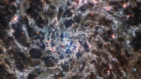 Le télescope spatial James Webb a capturé cette image de la galaxie spirale IC 5332.