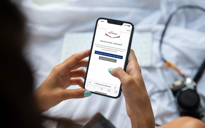 p&o cruises wifi plusieurs appareils