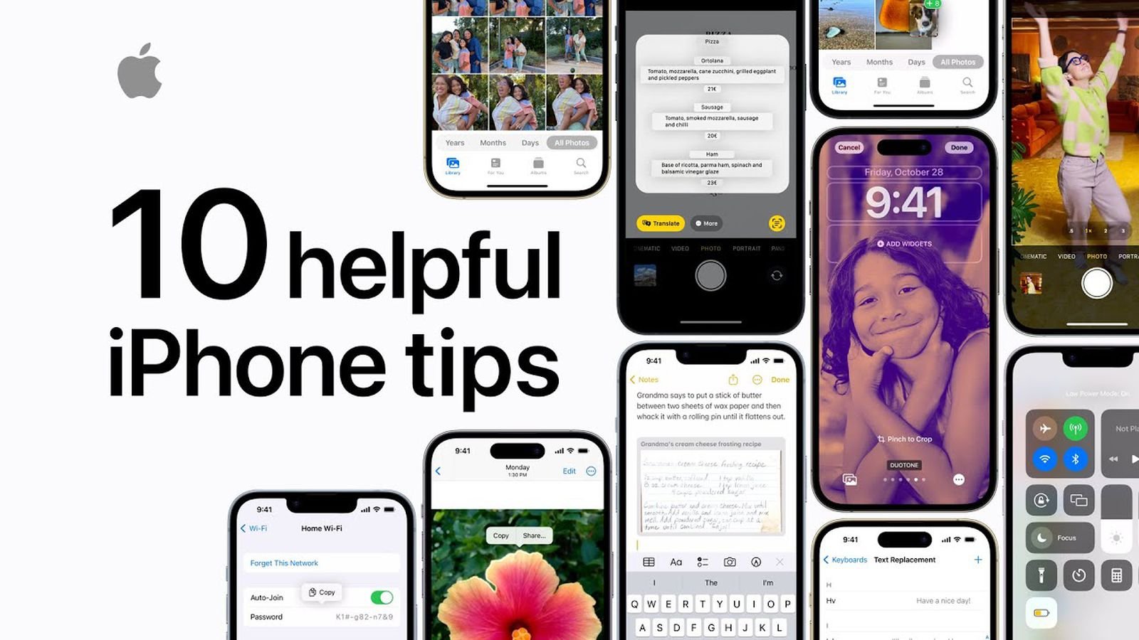 Apple partage 10 trucs et astuces utiles pour iPhone