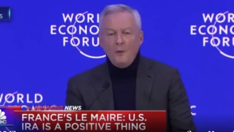 Ministre des Finances français : l'Europe doit investir dans sa propre technologie verte