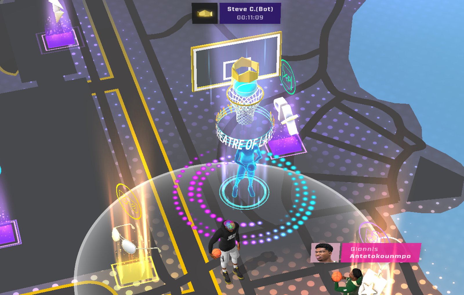 NBA All-World. Crédit : Niantic.