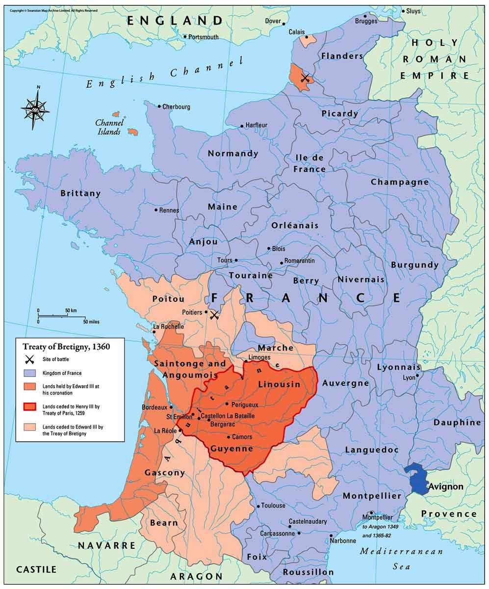 hundred years war treaty bretigny