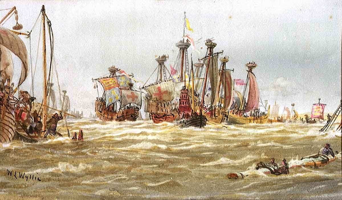 hundred years war battle sluys