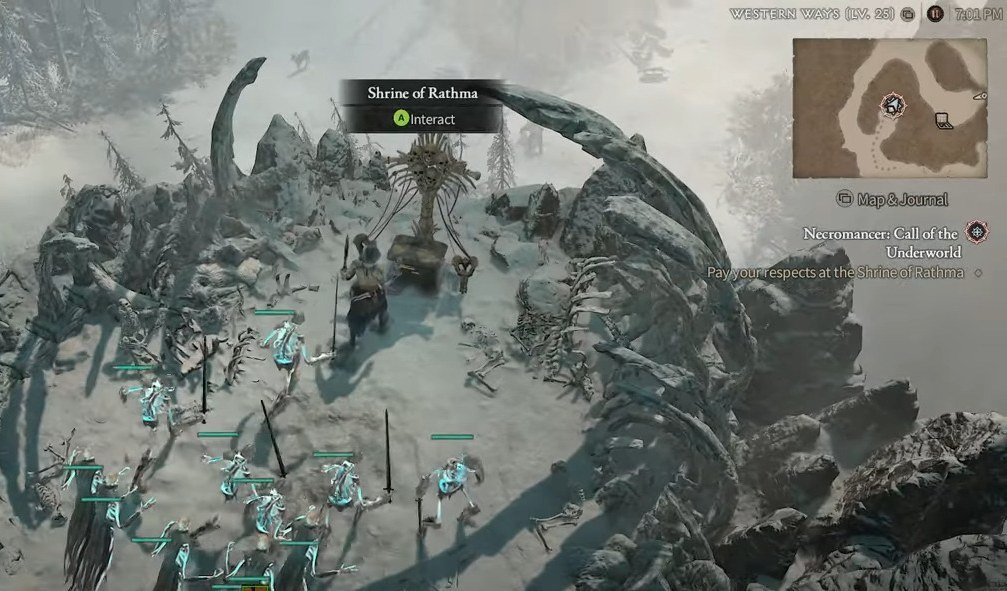 Sanctuaire de Rathma dans Diablo 4