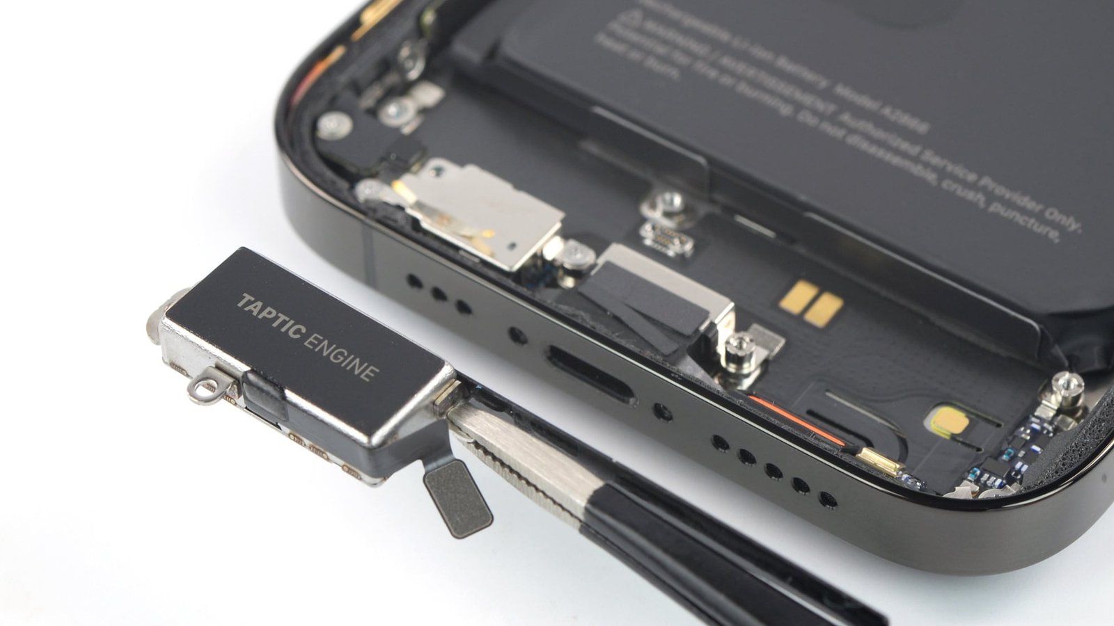 moteur tactile iphone 14 pro via ifixit