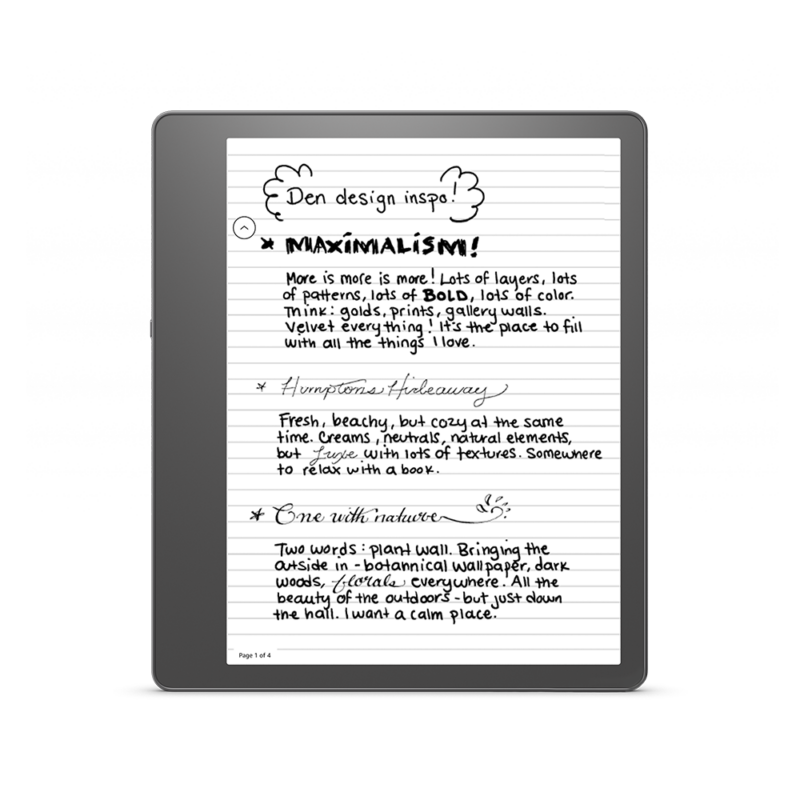 La première mise à jour du logiciel Kindle Scribe commence à combler le manque de fonctionnalités Ars Technica 1 Différents types de pinceaux, chacun avec ses propres paramètres d'épaisseur, vous permettront de créer des notes et des illustrations plus variées et plus réalistes sur le Kindle Scribe.