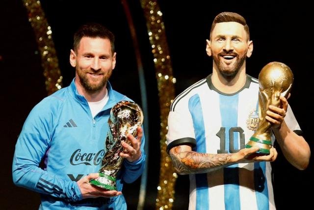 Une statue de Lionel Messi expose au muse de la CONMEBOL