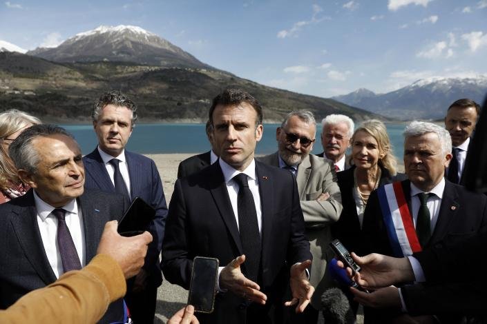 Le président français Emmanuel Macron