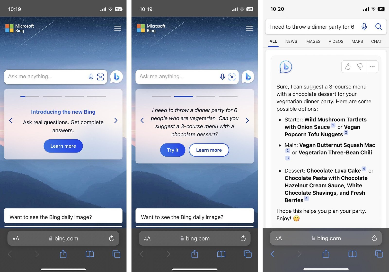 C'est énorme! Votre façon d'utiliser Internet va changer en 2023, et ce n'est pas Google qui l'a lancé 2 Le nouveau Bing avec ChatGPT - C'est énorme ! Votre façon d'utiliser Internet va changer en 2023, et ce n'est pas Google qui a commencé…