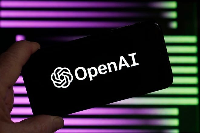 Le logo d'OpenAI, le créateur de ChatGPT
