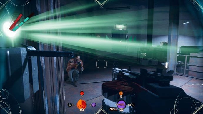 Invading another player's game in Deathloop