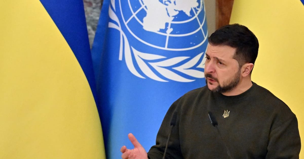 « Absurde et destructeur » : Zelensky fustige la présidence russe du Conseil de sécurité de l’ONU