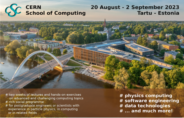 CERN School of Computing 2023 : postulez maintenant !