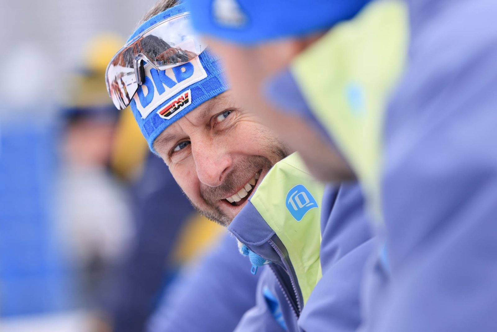 Coaching Carousel : S. Fourcade et J.-P.  Amat pour la France