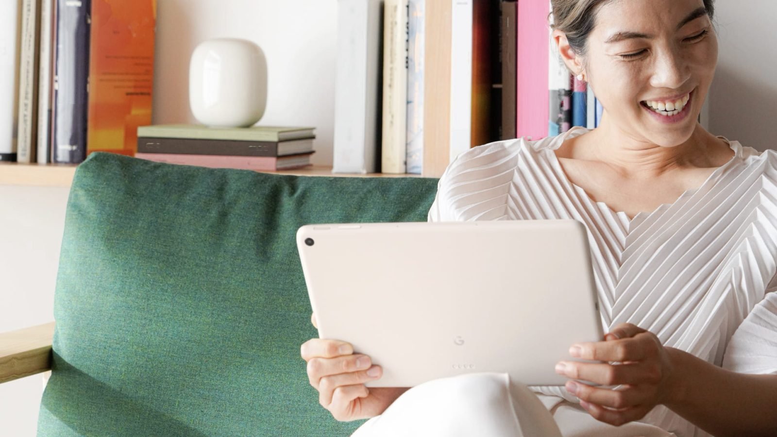 Interface utilisateur de la tablette Pixel