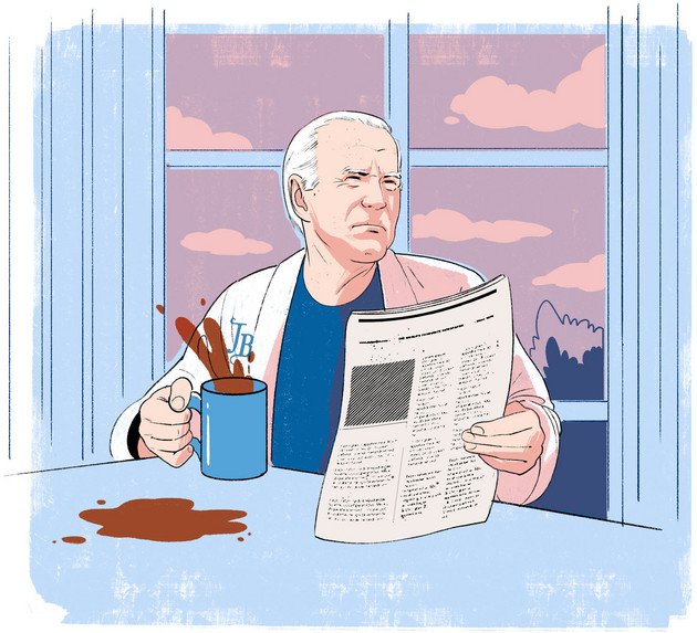 Téléviseur de bureau ovale secret de Joe Bidens