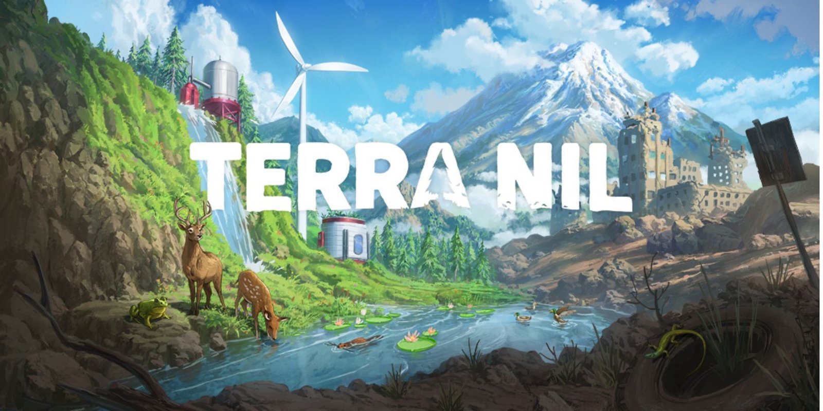 Terra Nil est un fascinant constructeur de villes inversées, maintenant disponible sur Android