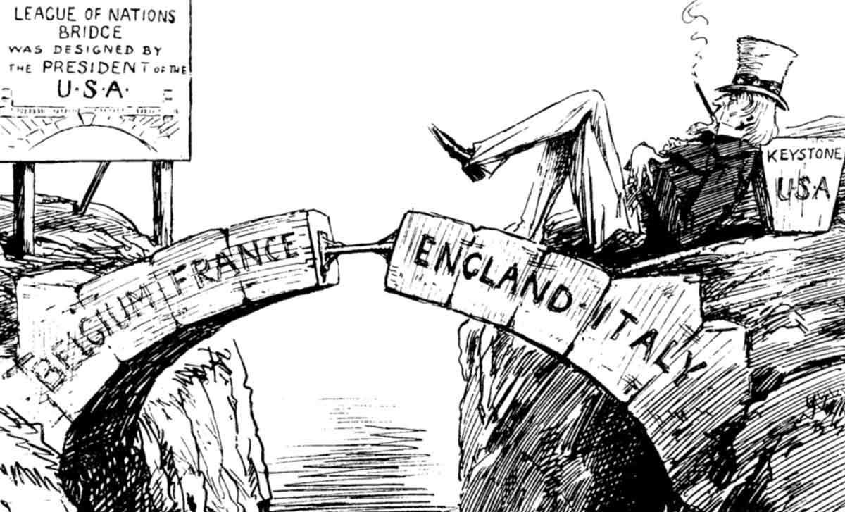 us rejects league of nations