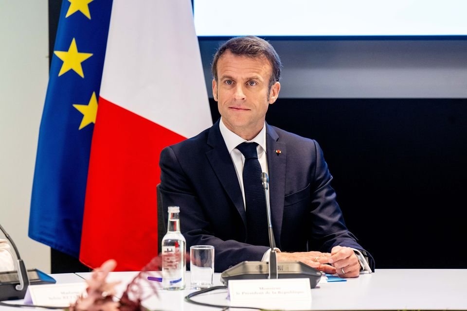 Le président français Emmanuel Macron.  Photo : Mischa Schoemaker - Piscine/Getty Images