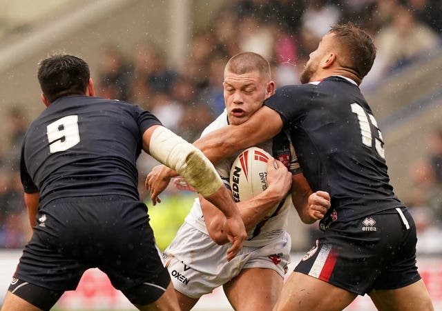 Ethan Havard tient à garder la place de l'Angleterre après avoir joué lors de ses débuts contre la France 1 Angleterre v France Mens Mid-Season International Halliwell Jones Stadium