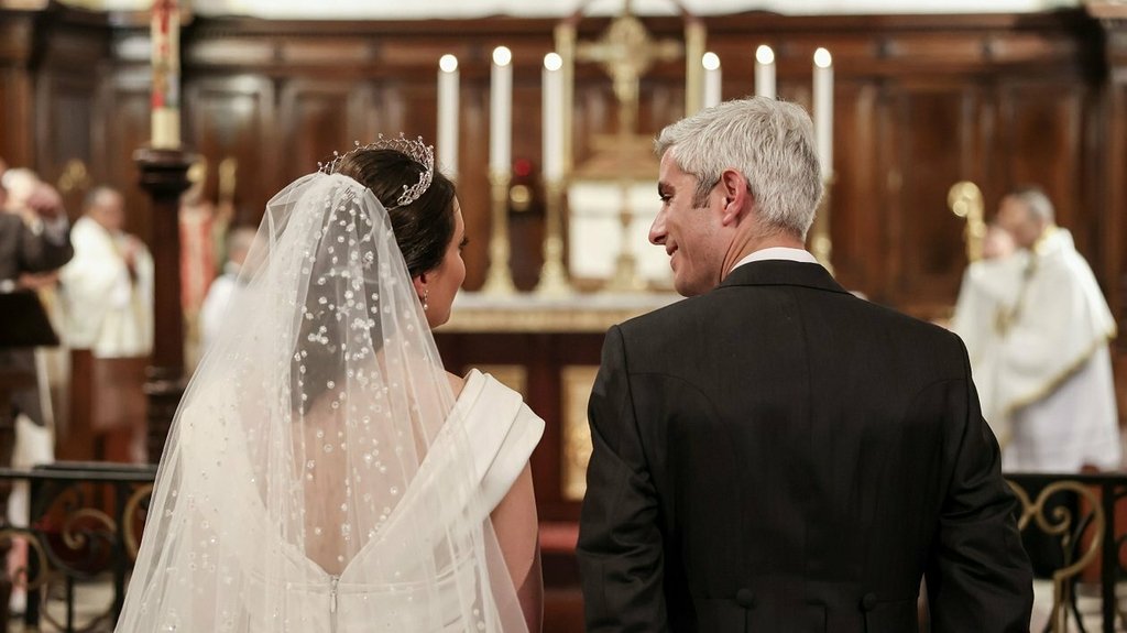 Galerie photos et vidéos : Le mariage religieux de la princesse Alexandra en France