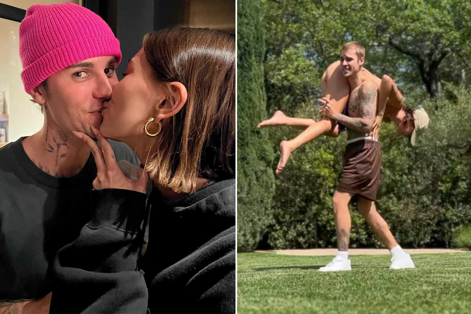 Hailey et Justin Bieber deviennent effrontés en vacances dans le sud de la France