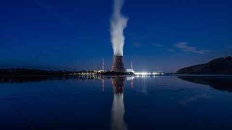 La centrale nucléaire Isar 2 en Bavière, Allemagne