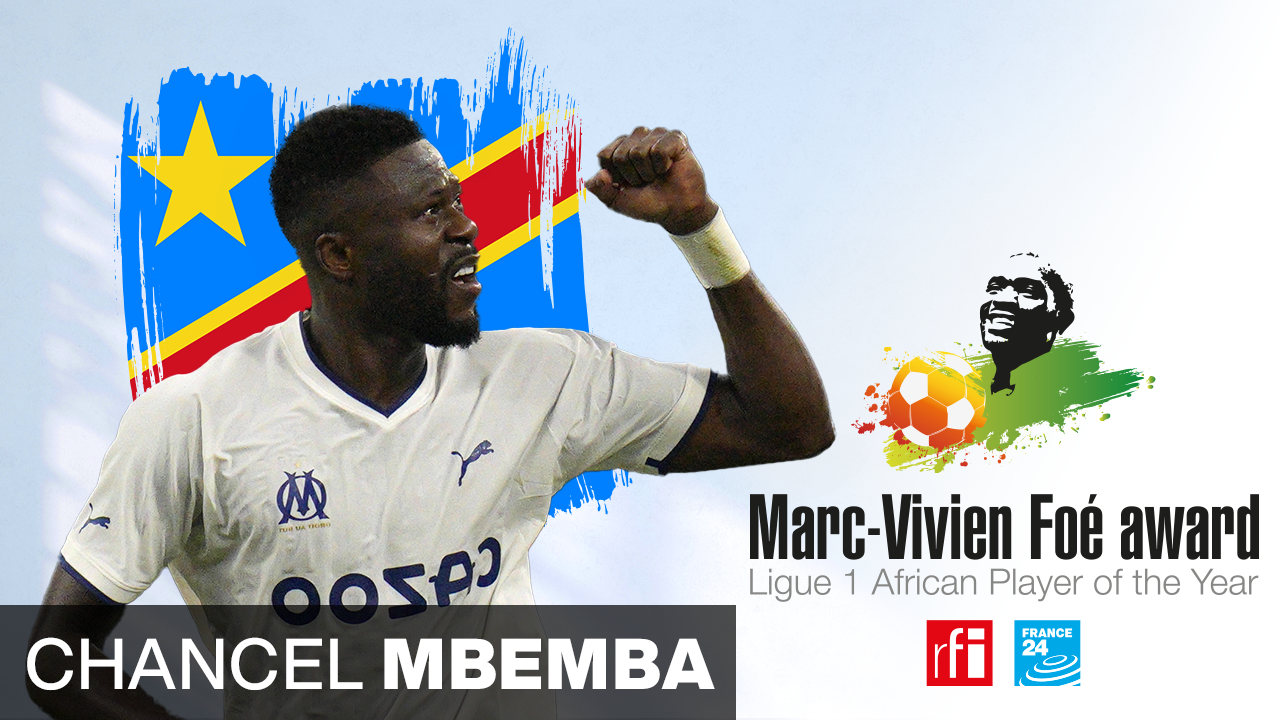 La RD Congo Chancel Mbemba remporte le prix FRANCE 24-RFI du meilleur joueur africain de Ligue 1