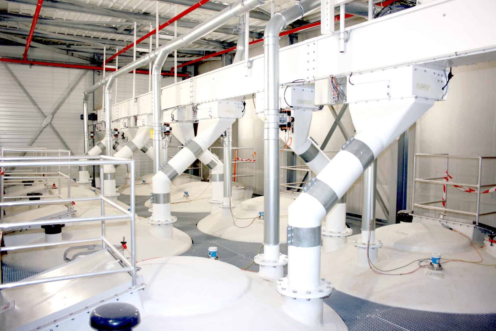 Intérieur de l'usine de soja LSDH