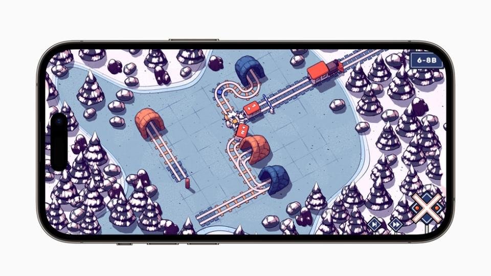 Une image montrant Railbound sur iPhone