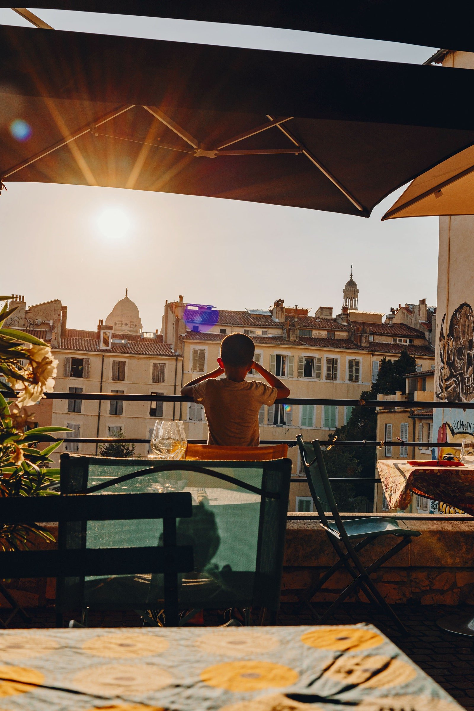 Terrasse au Marafiki Coin Tropical