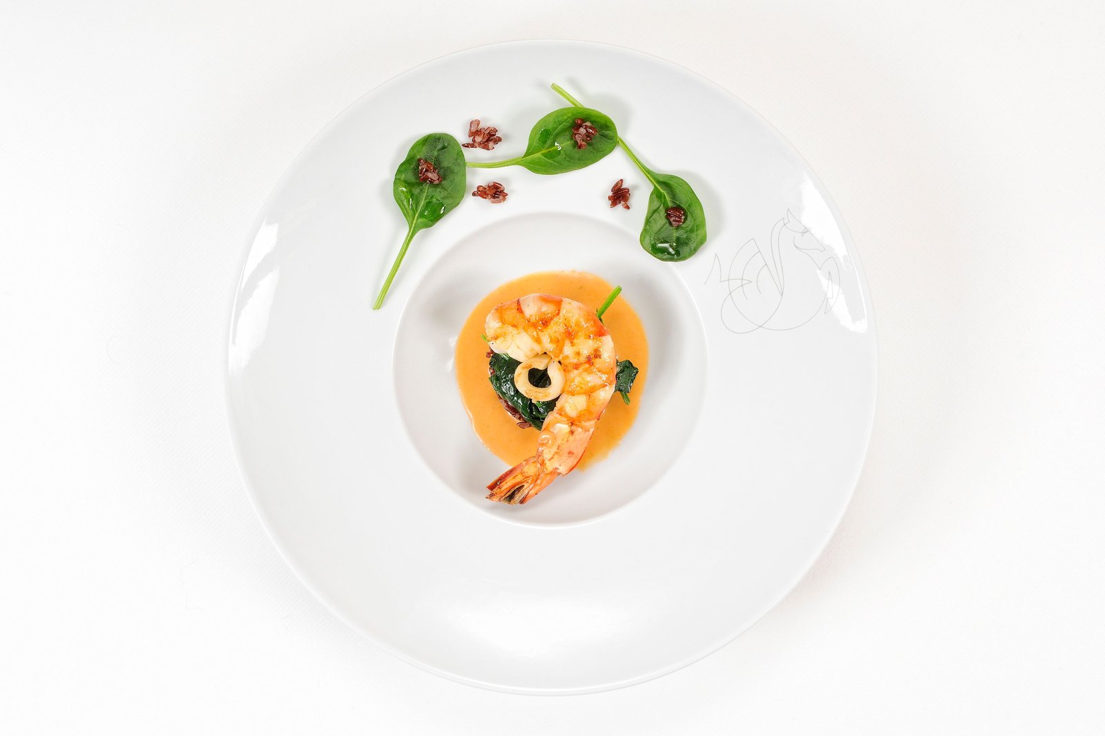 Un plat à l'honneur sur la carte La Première d'Air France.
