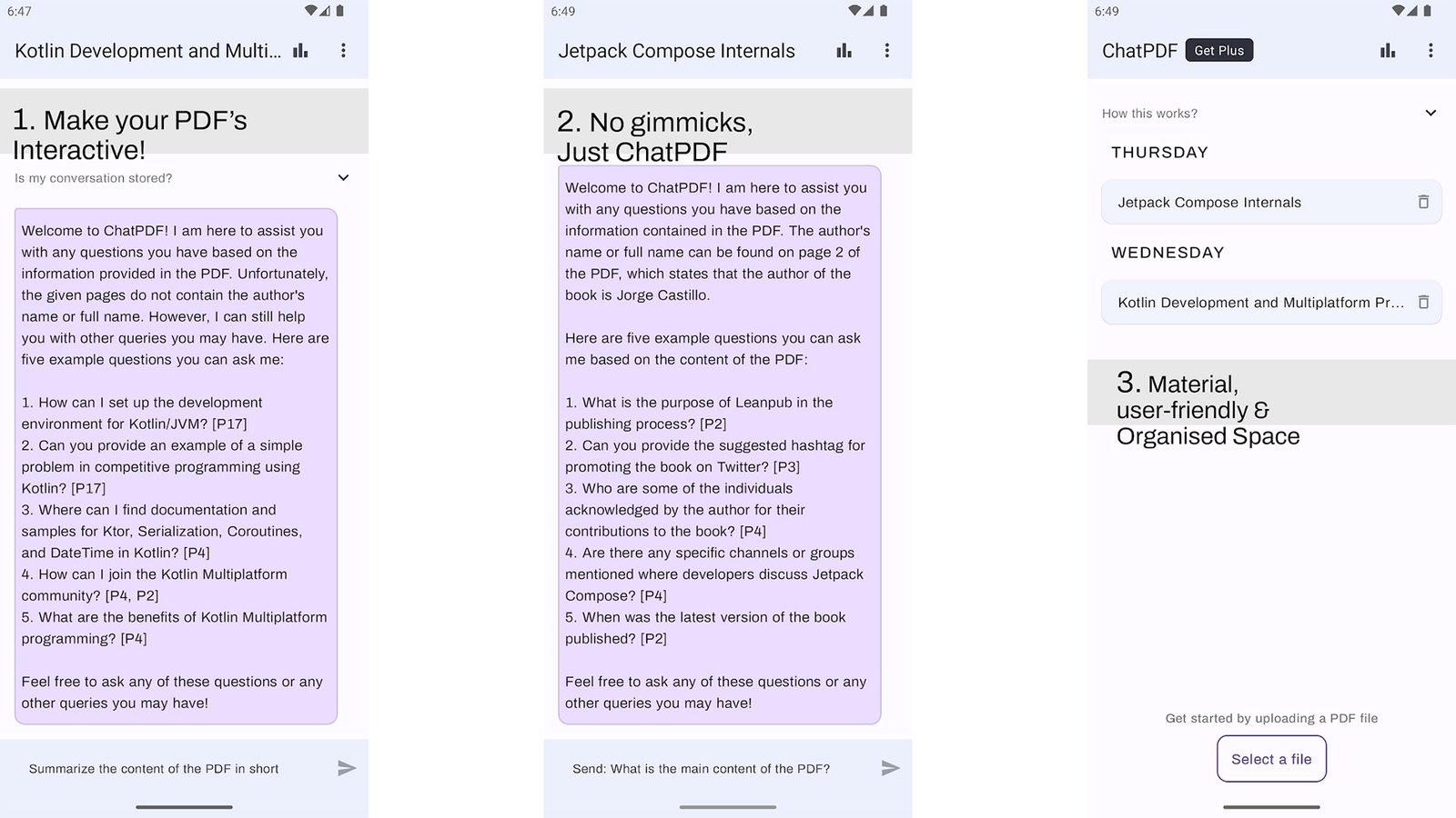Capture d'écran PDF AI 2023 Capture d'écran PDF AI 2023