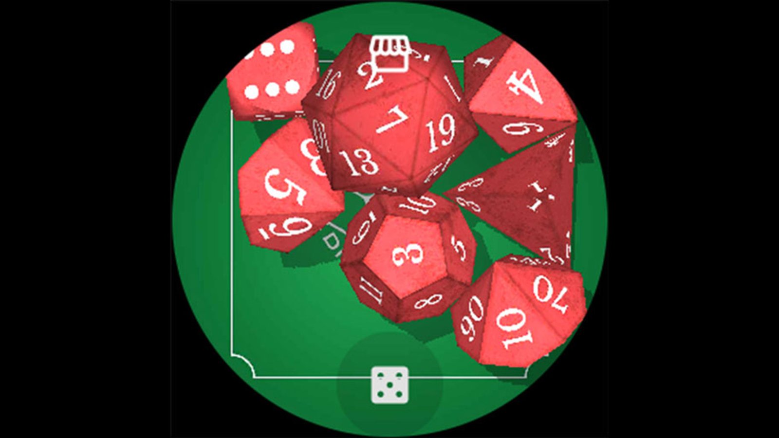 Dice Simulator Wear OS capture d'écran 2023 Dice Simulator Wear OS capture d'écran 2023