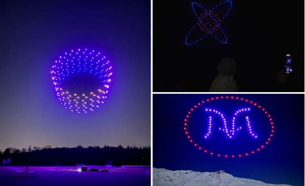 Des spectacles de drones spectaculaires remplacent les feux d’artifice pour Frances fte nationale