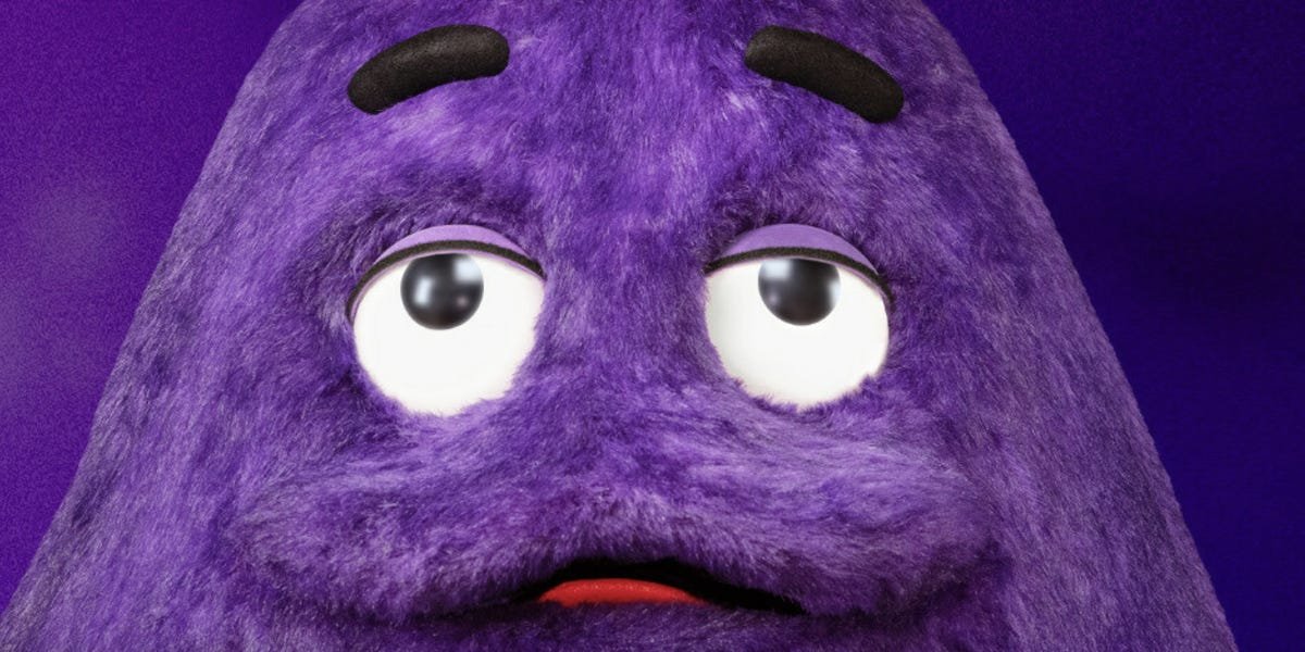 McDonald’s Grimace prend d’assaut Internet