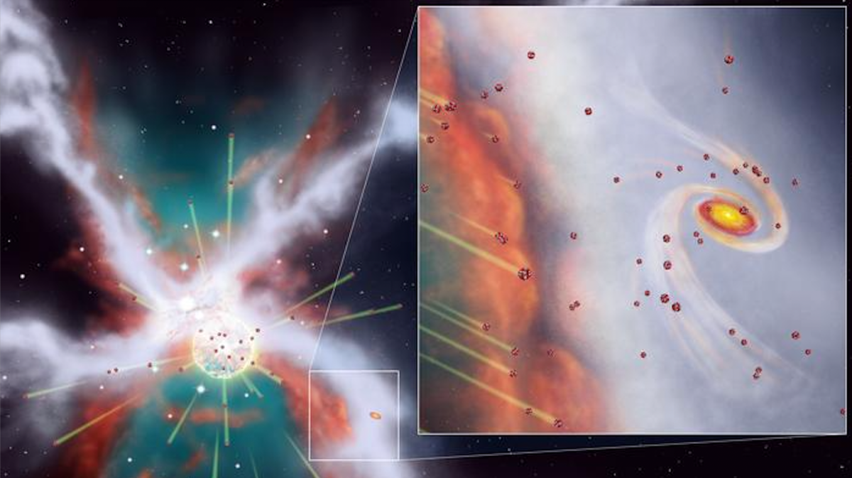Notre système solaire naissant a peut-être survécu à une explosion de supernova à proximité