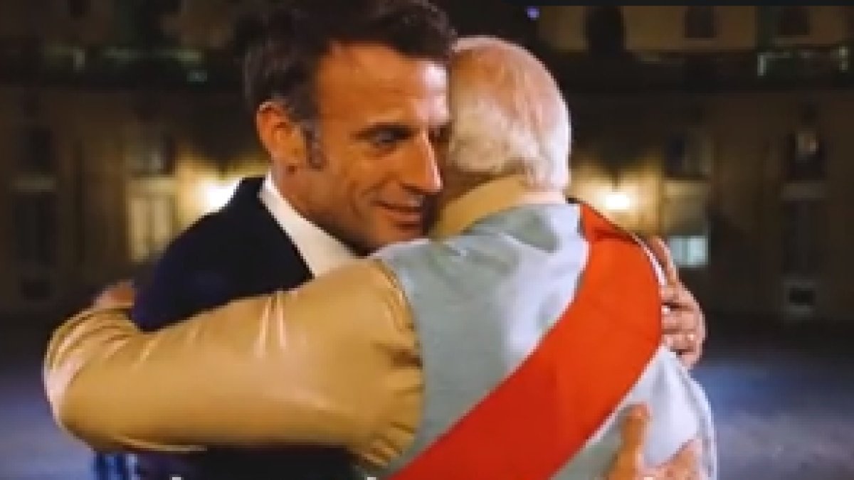 Vidéo spéciale de Macron sur la visite du PM Modi en France : « Merci Premier ministre »